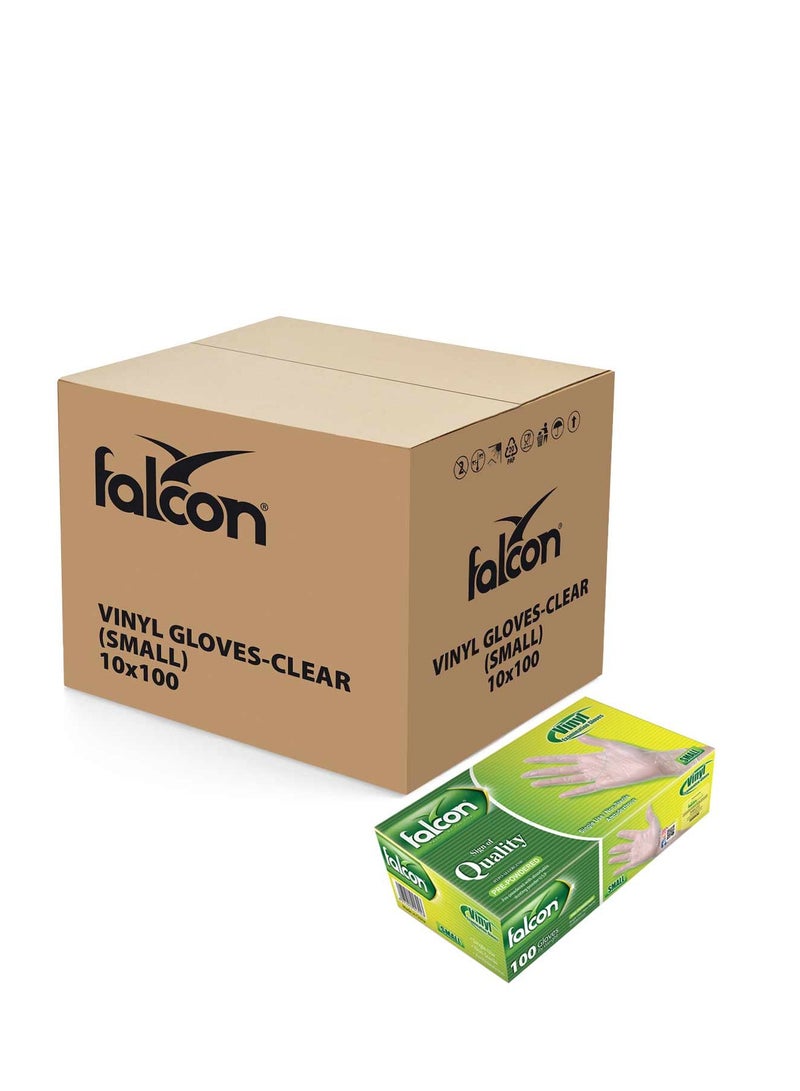 FALCON VINYL GLOVES (S)-1000 PC