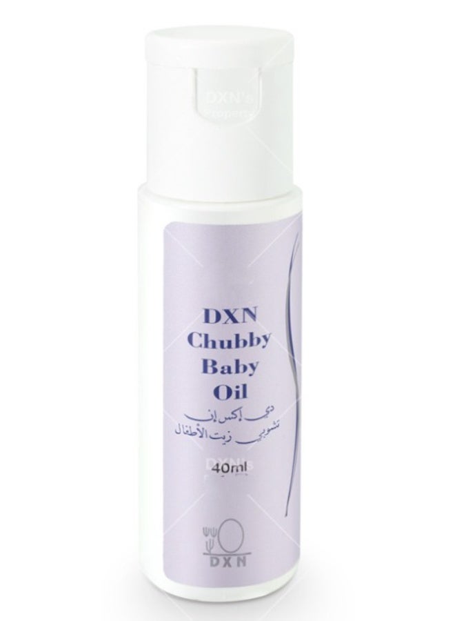 DXN Chubby Baby Oil 40ml – Natural Baby Care Oil for Moisturizing & Skin Protection