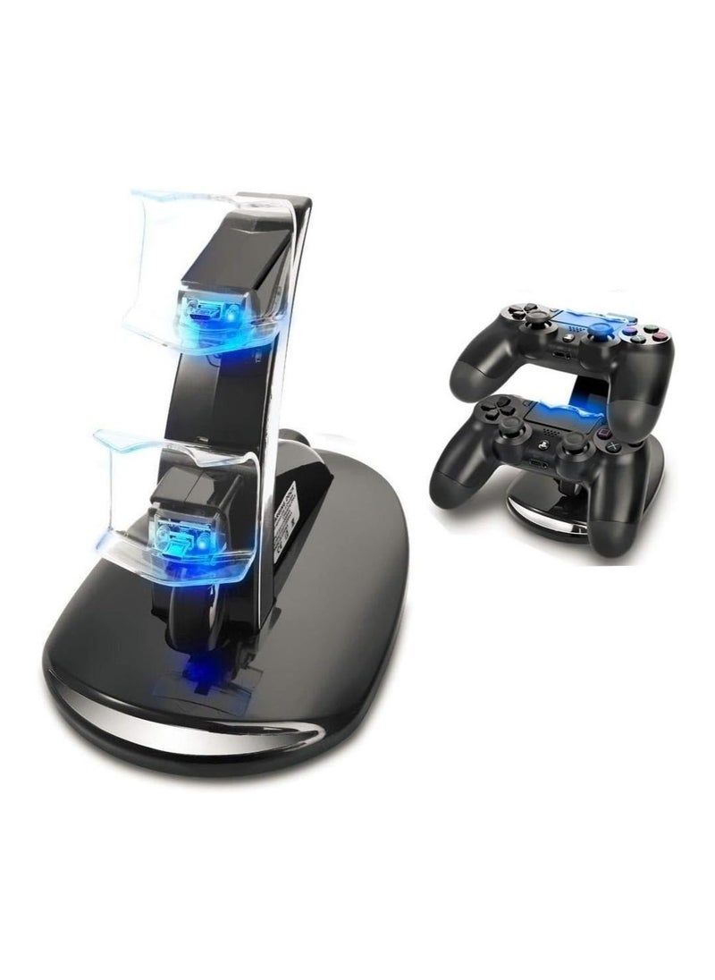 Generic - Dual Charging Dock for PS4 Controllers – Fast & Safe Charging Station for PlayStation 4 Gamepads - Image 1