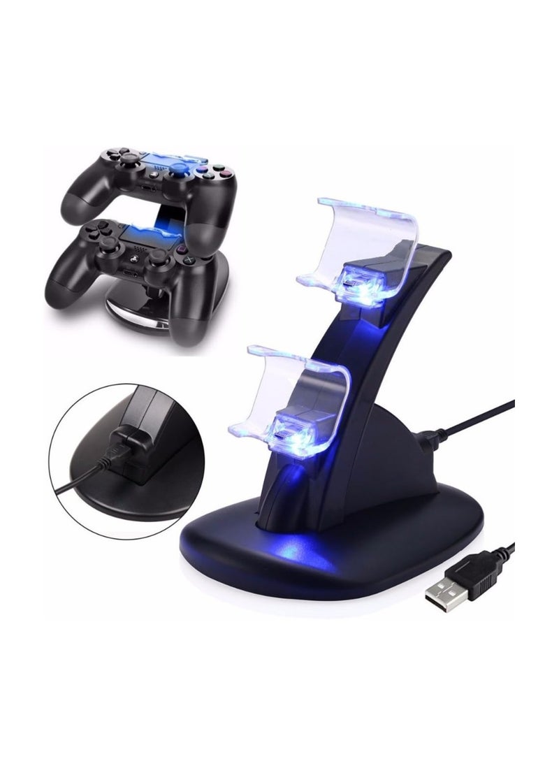 Generic - Dual Charging Dock for PS4 Controllers – Fast & Safe Charging Station for PlayStation 4 Gamepads - Image 1