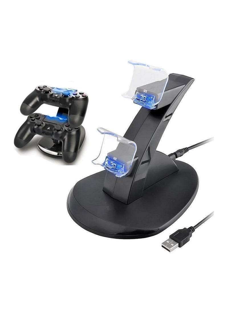 Generic - Dual Charging Dock for PS4 Controllers – Fast & Safe Charging Station for PlayStation 4 Gamepads - Image 1
