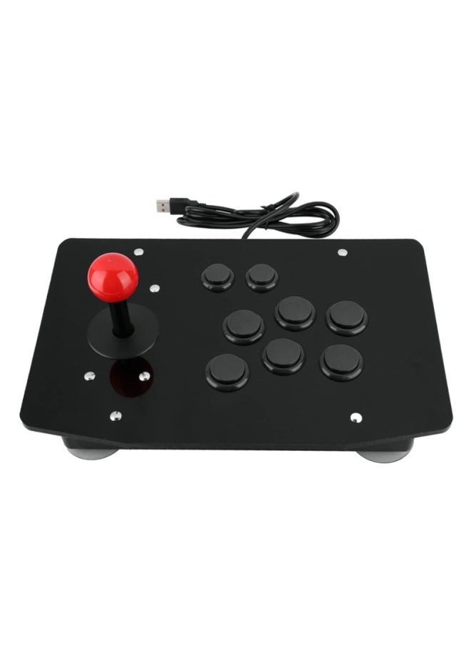 Generic Street Ba 6 Arcade Joystick Android Mobile Phone USB Fighting King Of Fighters 97 Game Joystick Supports Computer Notebook-Product Color:02 Crystal Glare Android Joystick  - Image 4