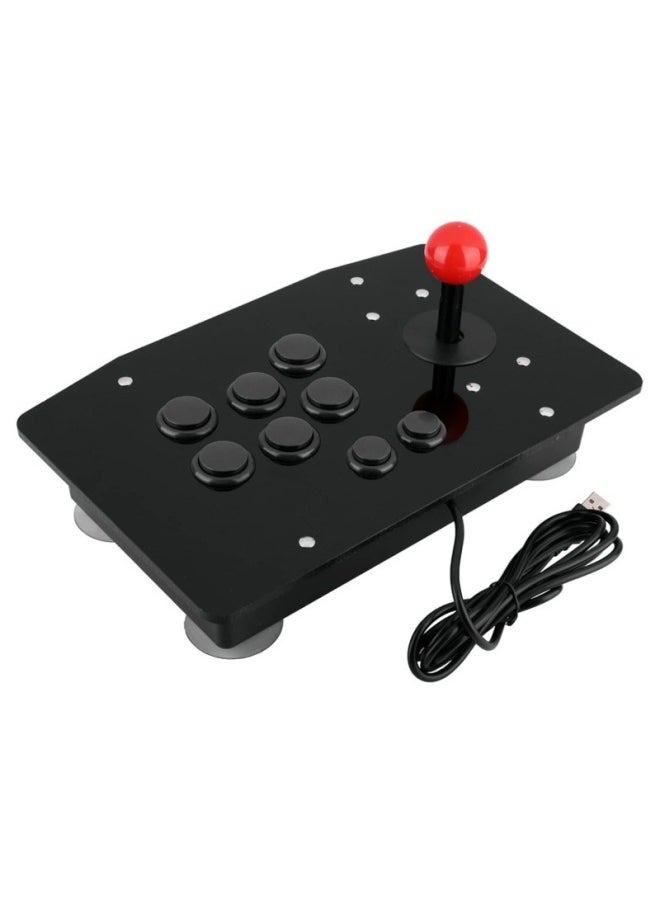 Generic Street Ba 6 Arcade Joystick Android Mobile Phone USB Fighting King Of Fighters 97 Game Joystick Supports Computer Notebook-Product Color:02 Crystal Glare Android Joystick  - Image 2