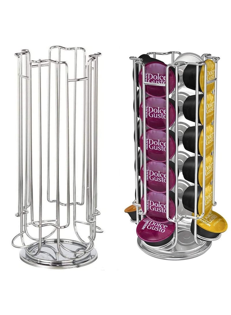 بلومنغ تايم حامل كبسولة من الفولاذ المقاوم للصدأ لتخزين 24 كبسولة قهوة - Image 1