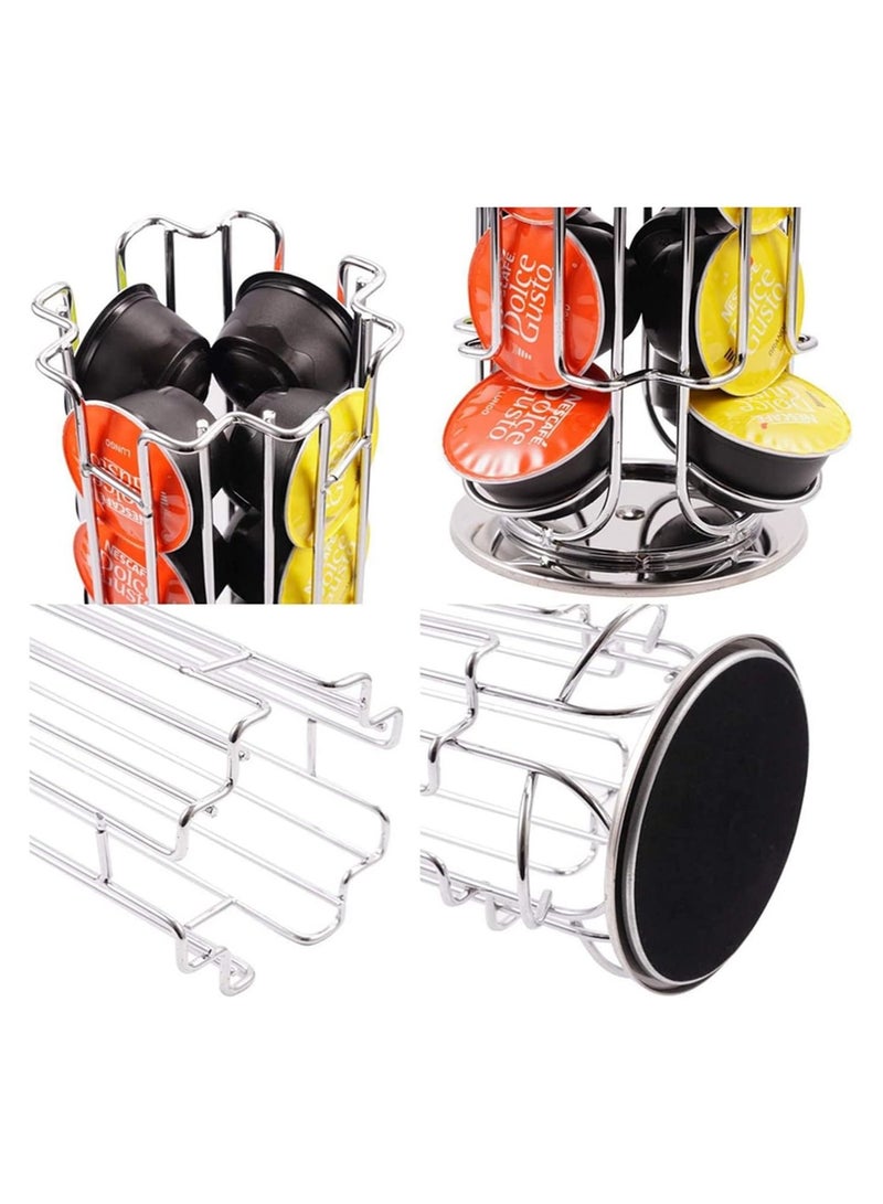 بلومنغ تايم حامل كبسولة من الفولاذ المقاوم للصدأ لتخزين 24 كبسولة قهوة - Image 4