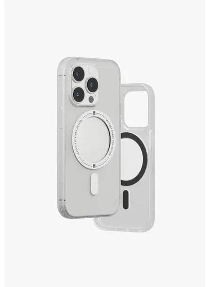 LEVELO iPhone 14 Pro Max Case William Magsafe Clear Back Cover / MagSafe Compatibility / Bumper Protection / Accurate Cutouts / Easy Snap-On / Premium Material / Lifted Camera Ring - Clear