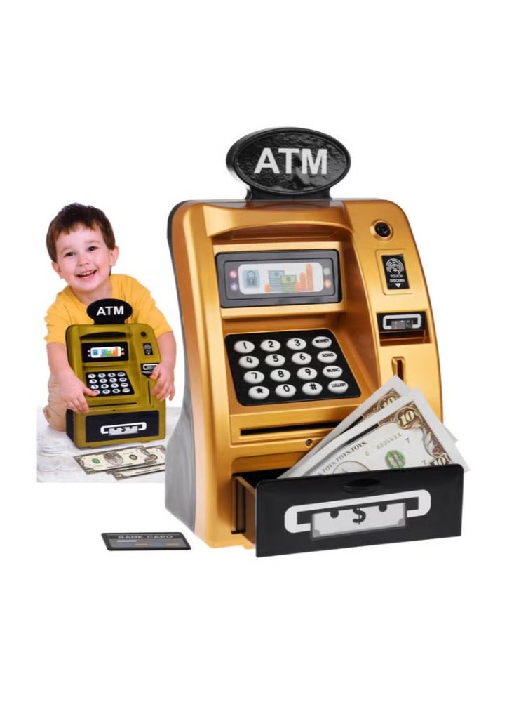 Dreamzon ATM Bushing with Sound and Light Effects with Fingerprint Reader-PIN Code-Gold