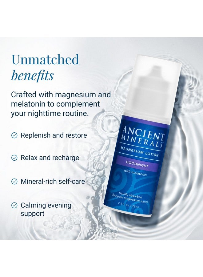 Ancient Minerals Goodnight Magnesium Lotion, 2.5 oz - Image 3