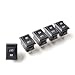 Ekylin DC AC Rocker Switch 2 pins SPST Mini ONOFF Toggle Switch Suitable for AC 125V250V DC 12V 24V 36V 48V 60V for Car Motorcycle Boats Disconnect Switch Water Dispenser Coffee Pot TV Raw Cable Pack of 5 - Image 2
