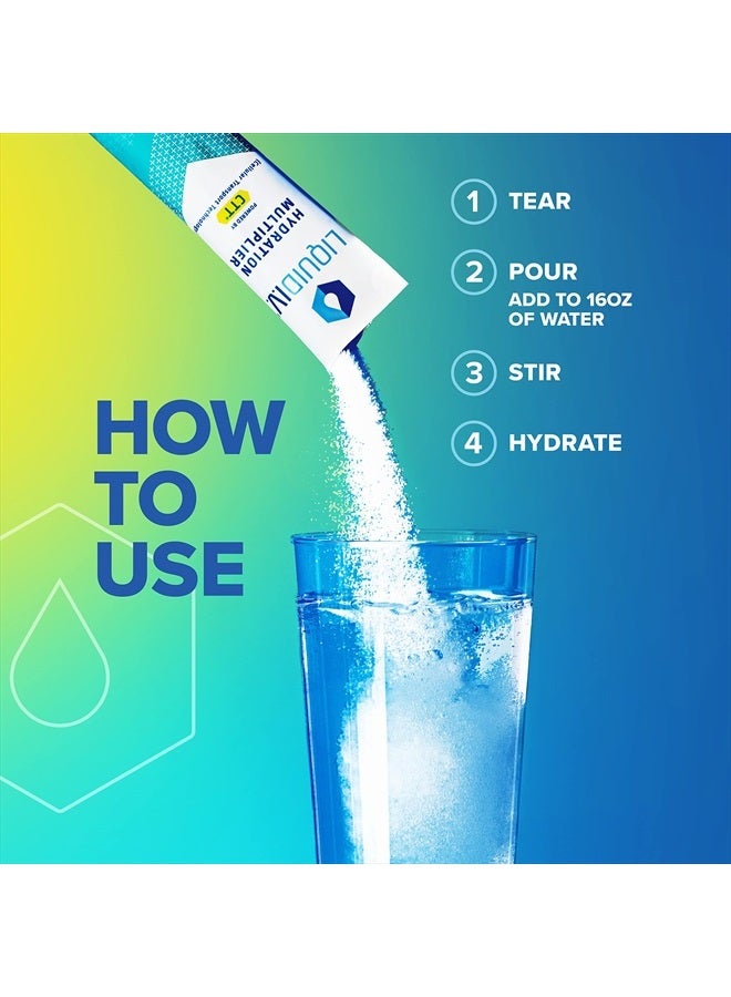 Liquid I.V. مسحوق توت الأساي - عبوات مسحوق الإلكتروليت لمشروبات الترطيب - أعواد فردية مريحة - 1 عبوة، 16 حصة - Image 4