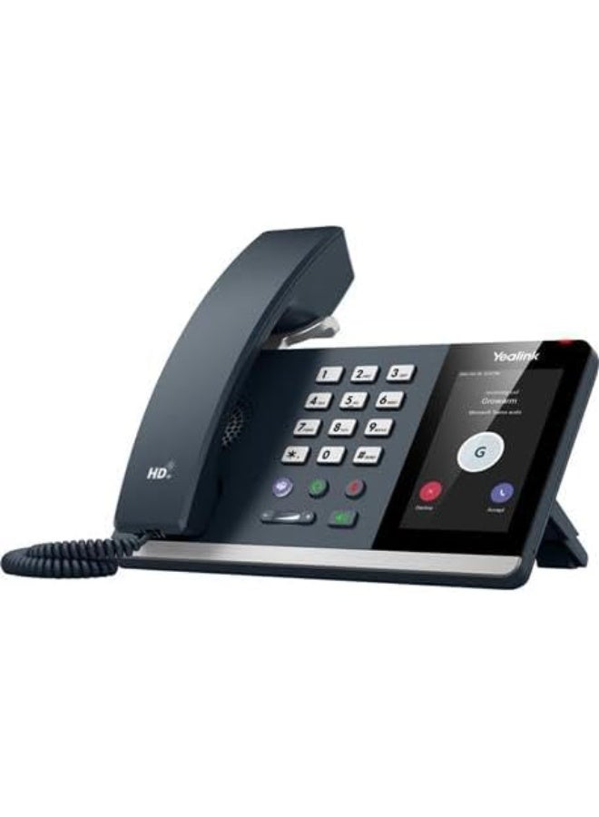 Yealink MP54-TEAMS-E2 - PoE - Android 13-4 inch (480 x 800) capacitive Touch Screen - Power Adapter NOT Included