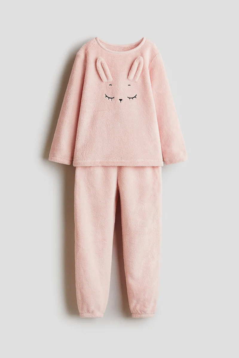 H&M Appliquéd pile pyjamas