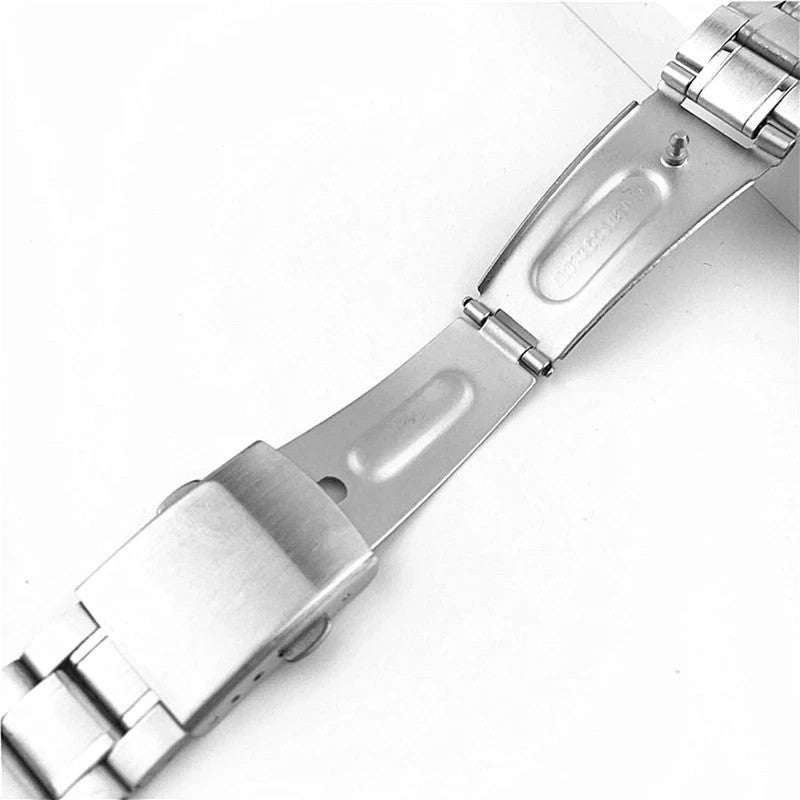 Bluejw Replace Your Watch Strap with 18mm 20mm 22mm Stainless Steel Metal Link Bracelet – Silver Replacement Watch Band for Men and Women - Image 3
