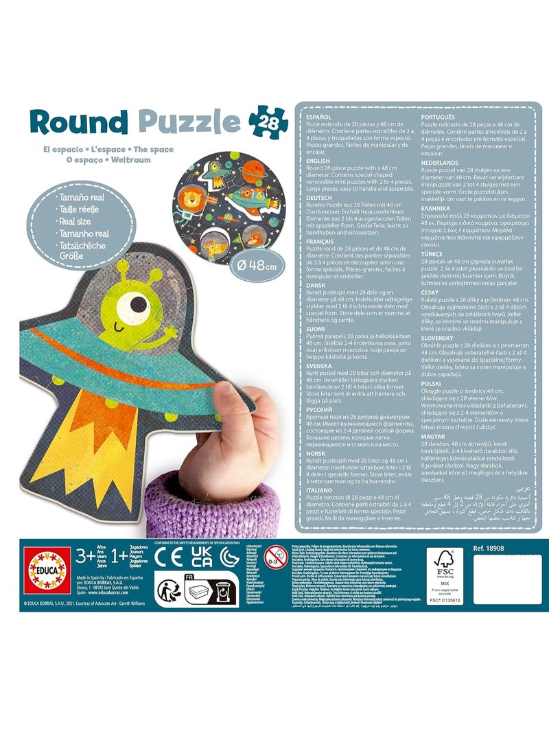 Educa 28 The Space Round Puzzle - Image 5