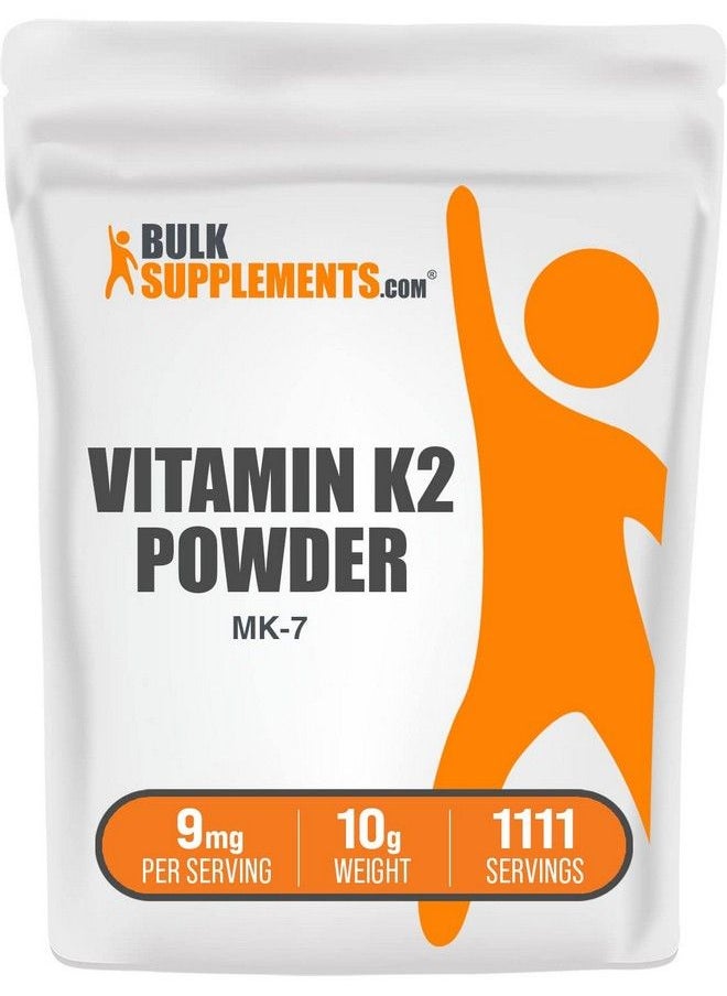 BULKSUPPLEMENTS.COM - Vitamin K2 Powder Vitamin K2 Mk7 Vitamin K2 Supplement Mk7 Vitamin K2 Vit K2 Mk7 For Bone Health 90Mcg (9Mg) Of Vitamin K2 Mk7 Per Serving (10 Grams 0.35 Oz) - Image 1