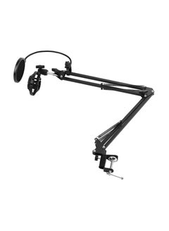 Adjustable Foldable Microphone Stand with Shock Proof Holder
