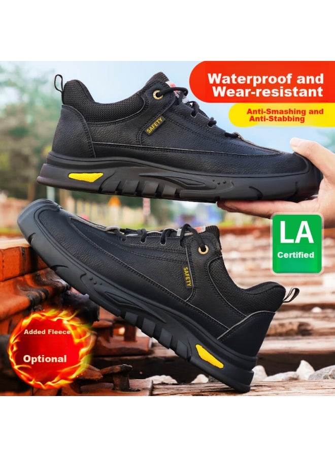 Jingtu Safety Shoes For Men, Steel Toe Cap, Puncture-resistant, Breathable, Wear-resistant, Ultra-light Work Shoes, Summer, 0253-j, Size 37
