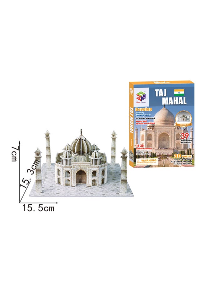 39-Piece Taj Mahal 3D Puzzle Set - Image 2