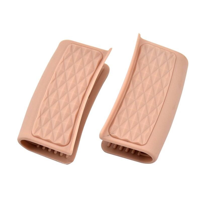 Diamond Pattern Rubberized Heat Resistant Gloves lotus root starch 