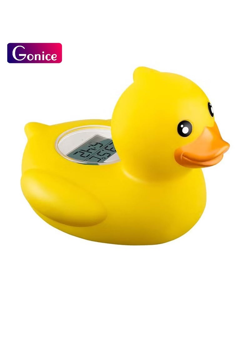 Gonice Baby Thermometer, The Infant Baby Bath Floating Toy Safety Temperature Water Thermometer (Classic Duck) - Image 1
