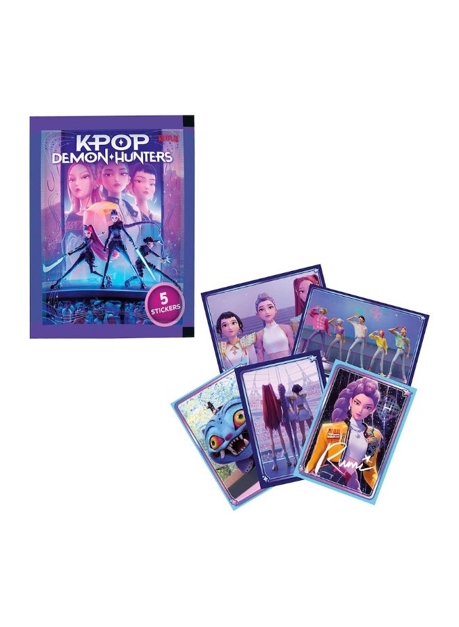 K-POP Demon Hunters Collectible Stickers Pack – 5 Official Random Stickers | Netflix K-Pop Collection - Image 2