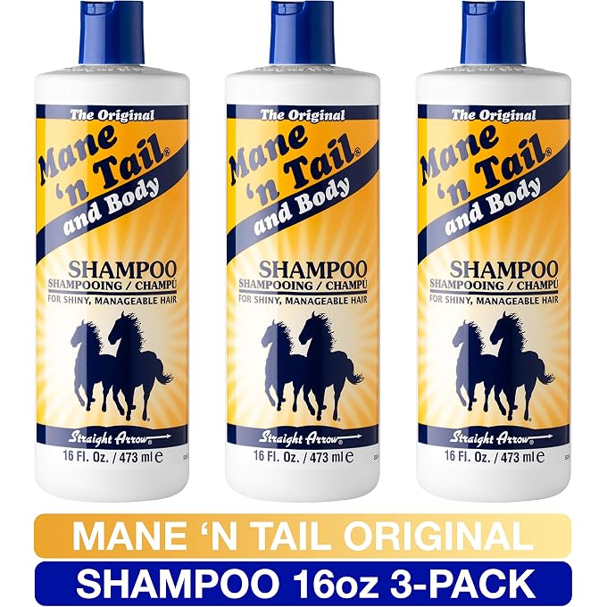 Mane 'n Tail Original Formula For Thicker Fuller Hair 16 oz (3 pack Shampoo), White - Image 3