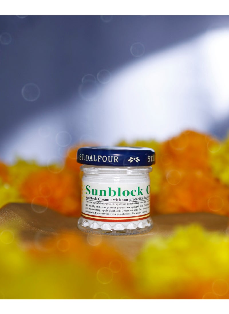 St.Dalfour - ST.DALFOUR Sunblock Cream SPF 60 PA++ - 1 x 30 ml (For All Skin Types) - Image 1
