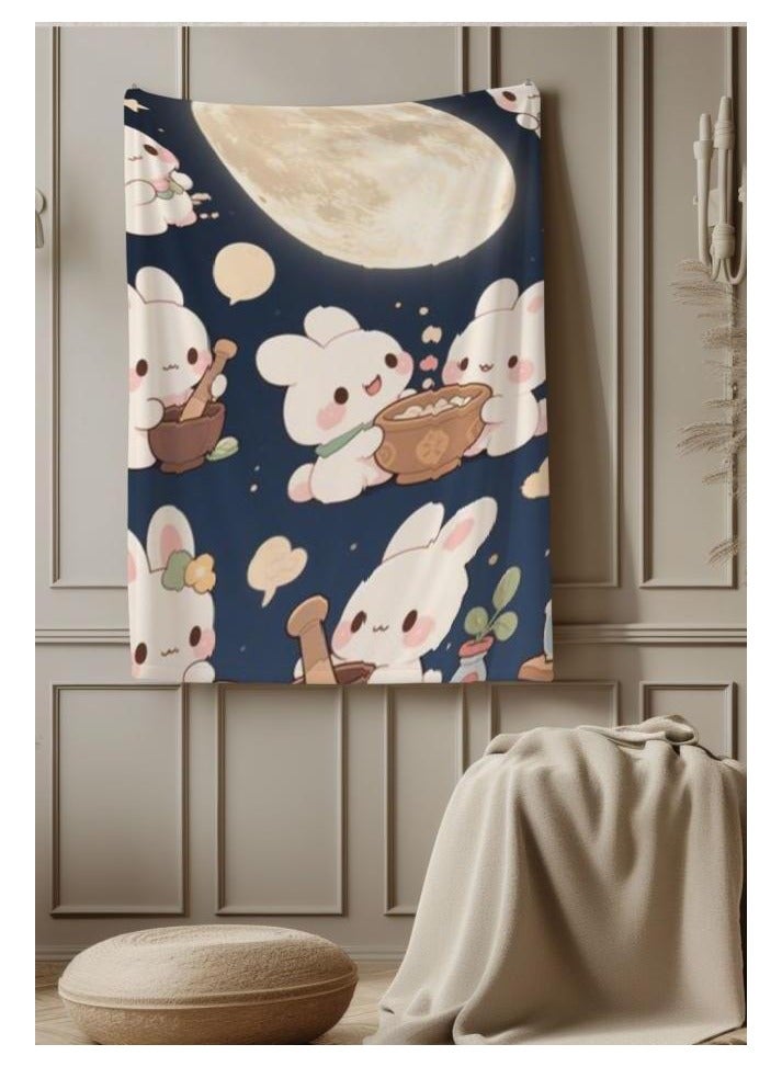 general Flannel thin blanket (warm and comfortable, suitable for sleep, gaming, dust removal and sandproof) 150cm*200cm - 343 - Image 1