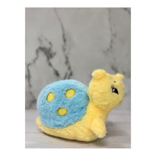 EITHEO Baby Stuffed Animal Plushie – 25 cm Huggable Soft Teddy Plush Toy for Kids, Girls & All Ages, Adorable Cuddly Stuffed Toy, Multicolor (Snail Yellow) - Image 4