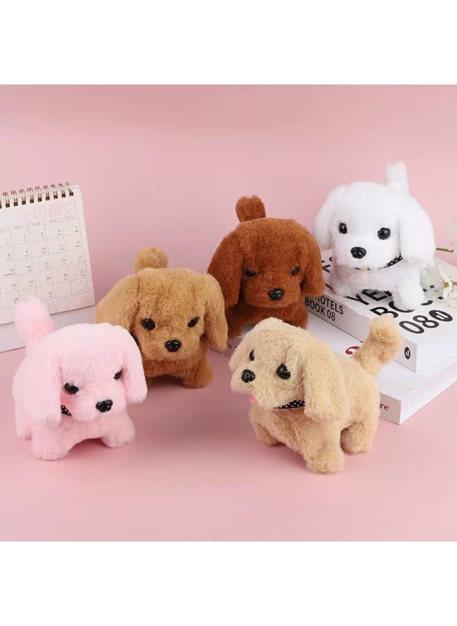 Children's Toy Dog Walking Can Call Simulation Electric Plush Puppy Can Sound Intelligent Pet Dog Girl Gift-Color:Electric  No Battery  - Image 1