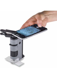 Carson Microflip 100 x 250X Pocket Microscope with LED and UV Light  - Image 2