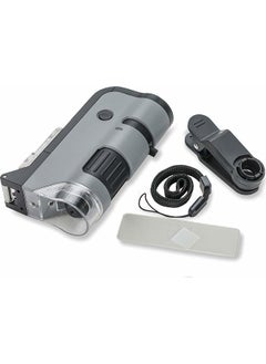 Carson Microflip 100 x 250X Pocket Microscope with LED and UV Light  - Image 4
