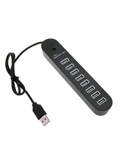 Generic Skytech High-Speed USB 2.0 Hub - 8 Ports - Supports up to 1TB - With LED Indicators and Over-current Protection - Black  - Image 3