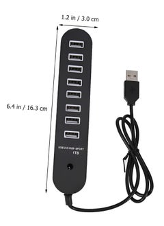 Generic Skytech High-Speed USB 2.0 Hub - 8 Ports - Supports up to 1TB - With LED Indicators and Over-current Protection - Black  - Image 4