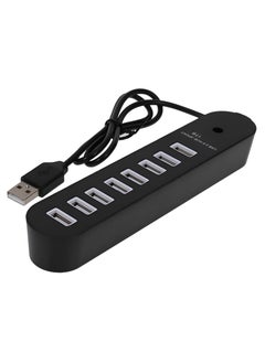 Generic Skytech High-Speed USB 2.0 Hub - 8 Ports - Supports up to 1TB - With LED Indicators and Over-current Protection - Black  - Image 2