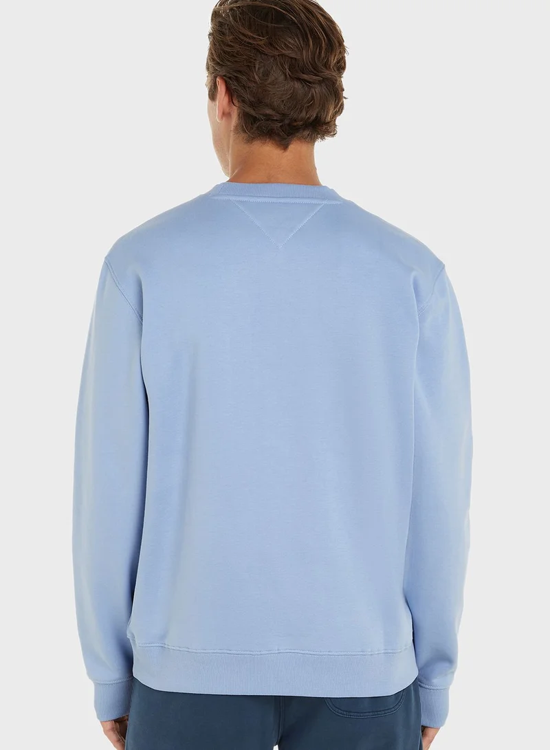 TOMMY JEANS Monogram Crew Neck Sweatshirt