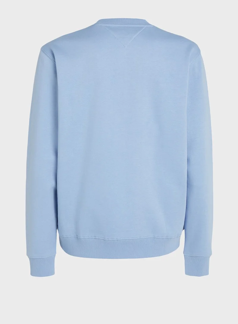 TOMMY JEANS Monogram Crew Neck Sweatshirt