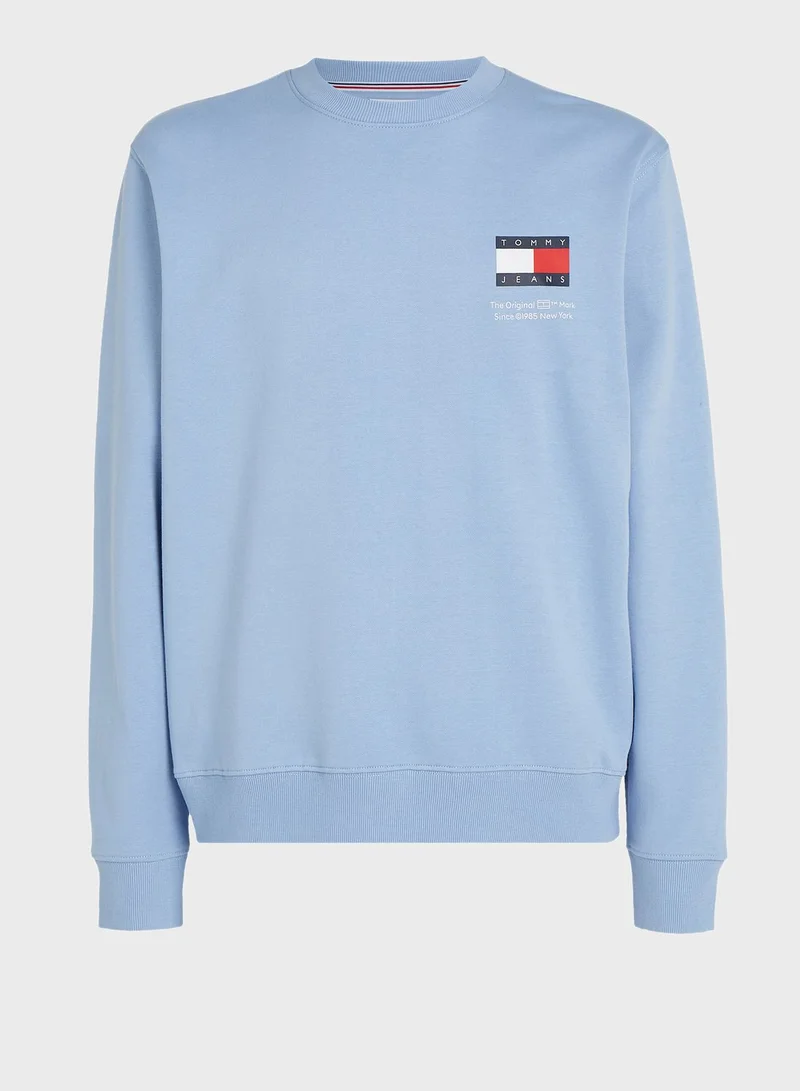 TOMMY JEANS Monogram Crew Neck Sweatshirt