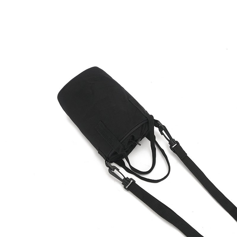 New Drawstring Messenger Bag Men'S Simple Lightweight Bucket Bag Trendy Oval Storage Bag Casual Shoulder Bag - Image 5
