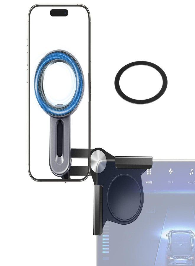 EEEKit حامل هاتف EEEKit تسلا، قاعدة سيارة مغناطيسية متوافقة مع MagSafe، تركيب بدون لاصق، تسلا موديل 3 موديل Y سايبرترك شاشة لوحة القيادة للقيادة - Image 1