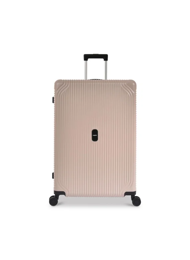 MAGELLAN Hard Shell PC Trunk Trolley 3-Piece Luggage Set PCDCF/3P 20 24 28 Inch with TSA Lock USB Port 4 Double Spinner Wheels
