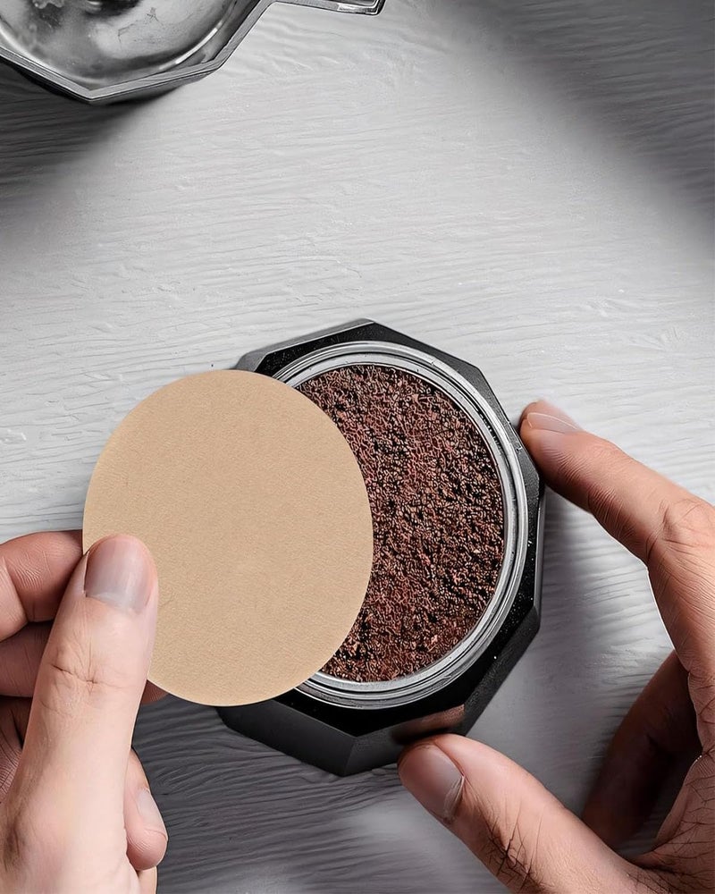 INOCEAN 500 PCS Coffee Filter Paper, Filter Coffee, Premium Filter Paper for AeroPress, 60mm Diameter, Compatible with Coffee Filter Brewing, Ideal for Home, Office & Outdoor Use - Image 4