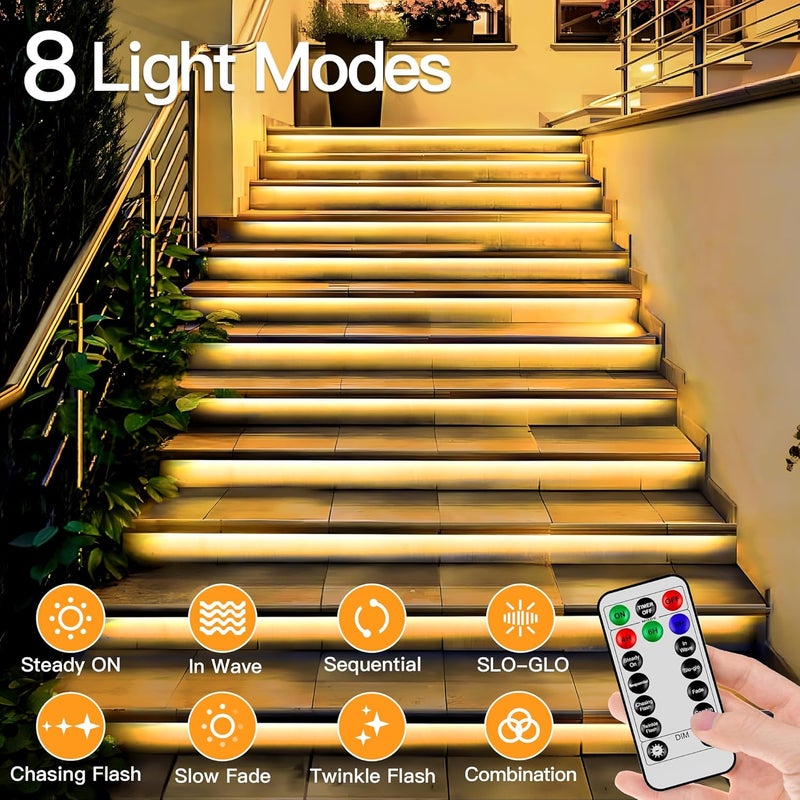 Ccinny 100ft LED Rope Lights Outdoor, 600 LED IP68 Waterproof String Lights with Plug & Remote, Rope Lights for Outside, Patio, Pool, Bedroom, Party, Indoor Decoration (Warm White) - Image 5