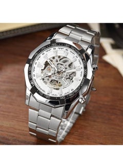 Generic A Generation Of Mechanical Watches Full Hollow Men's Automatic Mechanical Watch Men's Automatic Mechanical Watch Steel Belt 