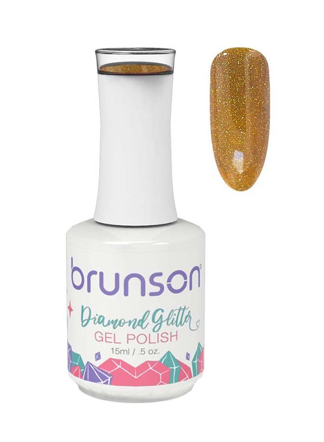 brunson Diamond Glitter Gel Nail Polish Soak Off UV LED Nail Gel Nail Art Varnish Sparkly Shiny Gel Nail Polish BDGG015 - Image 1