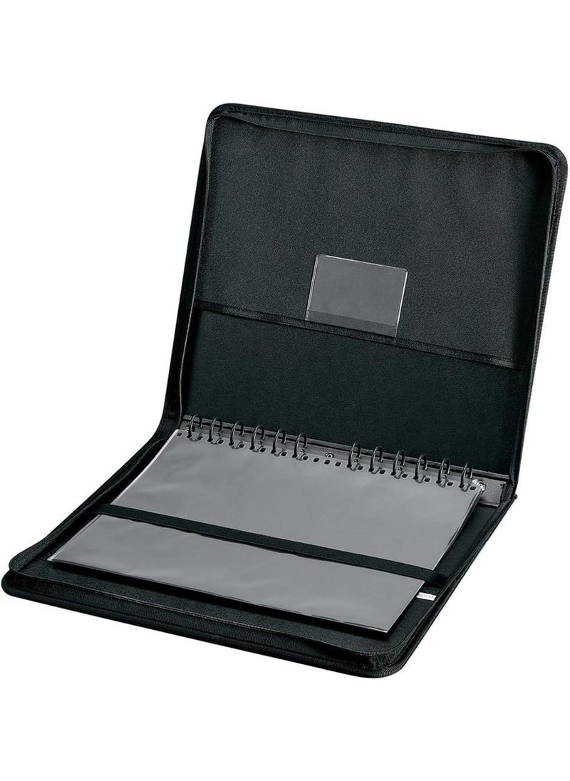 Alvin Alvin Elegance Series Ergonomic Presentation Case MultiRing Design with Hidden Zipper  14inches x 17inches 