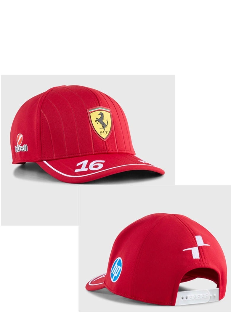 فيراري F1 Team No.16 Driver Edition Classic Red Racing Cap