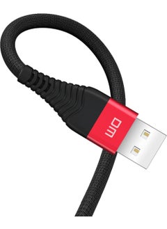 DM SL003 USB To Type-C 3A Fast Charging and Data Cable Black 1.2 Meters  - Image 4