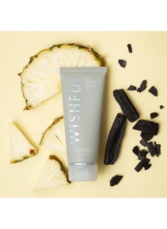 WISHFUL Yo Detox Charcoal Face & Body Enzyme Scrub 3.38 Oz/ 100 Ml  - Image 5