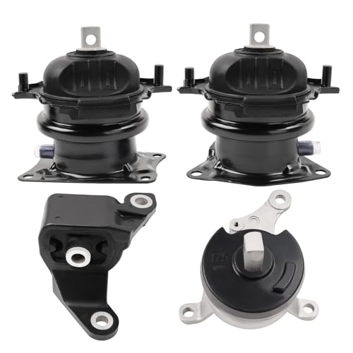 loongrie Engine Motor Trans Mount Kit Compatible with Pilot 9 Speed Trans 20162022 Passport 20192024 Ridgeline 20212023 MDX 20172020 35L V6 Engine OE A45002 A45003 A65093 A65100 Set of 4 - Image 1